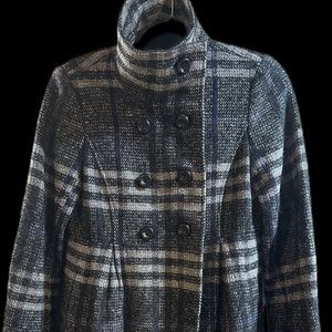 VIntage Burberry Wool Check Coat